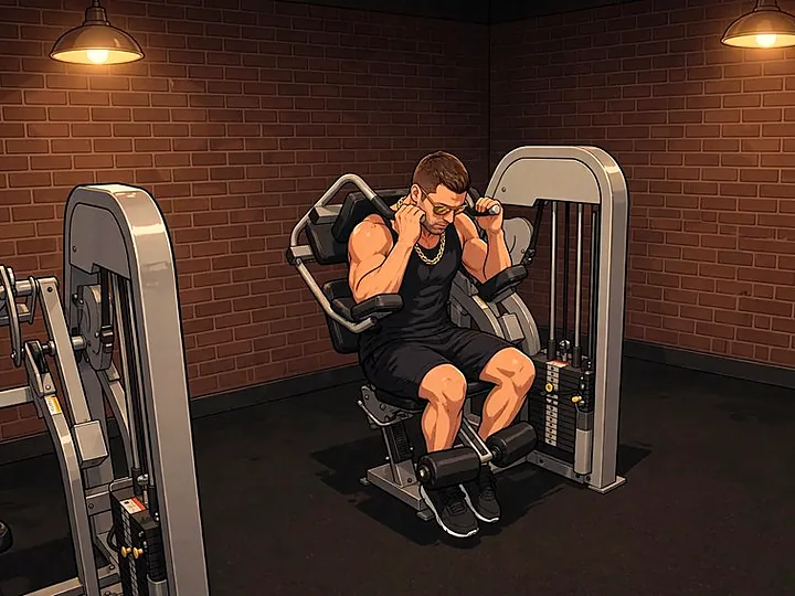 Crunch à la machine