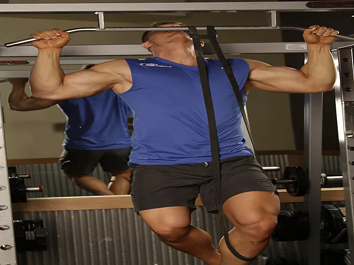 Band-Assisted Pull-Up: end position