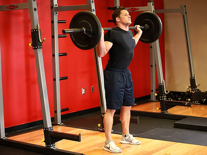 Barbell Squat: starting position