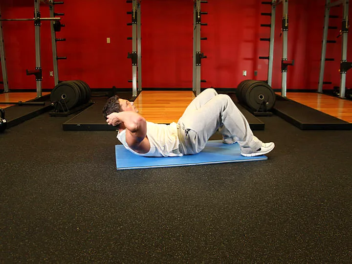 Crunches: end position