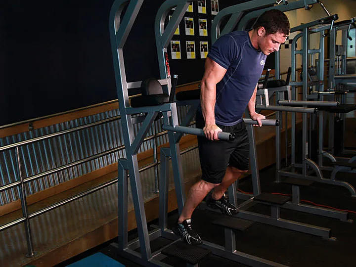 Dips: starting position