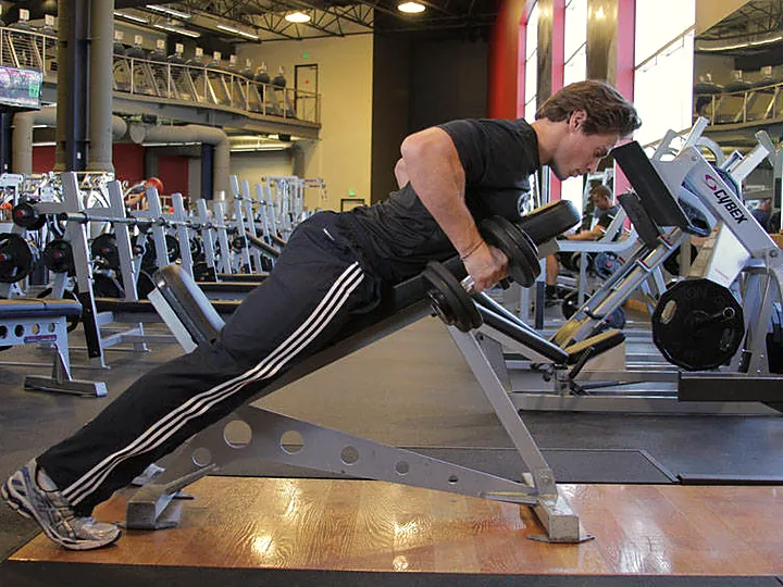 Incline Dumbbell Row