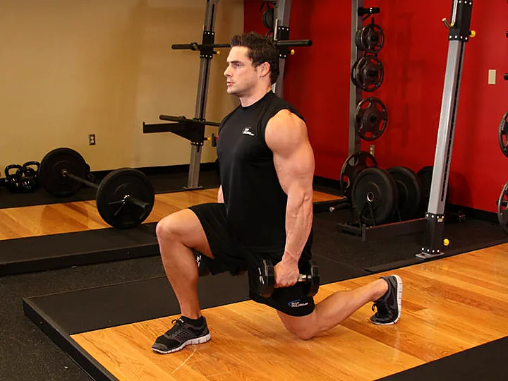 Dumbbell Lunges