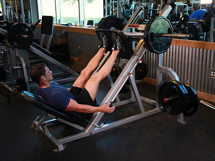 Leg Press: starting position