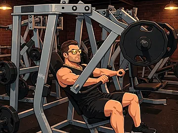 Makinede Decline Chest Press