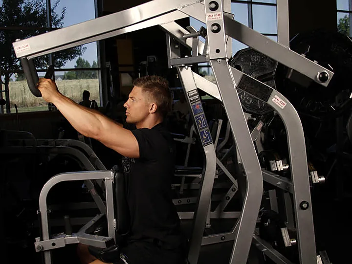 Hammer Strength Row: starting position