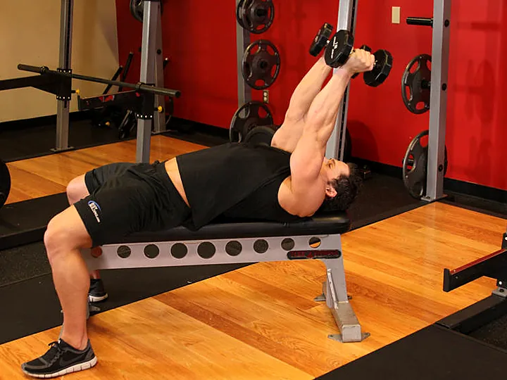 Lying Dumbbell Triceps Extension