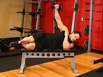 Lying One-Arm Lateral Raise