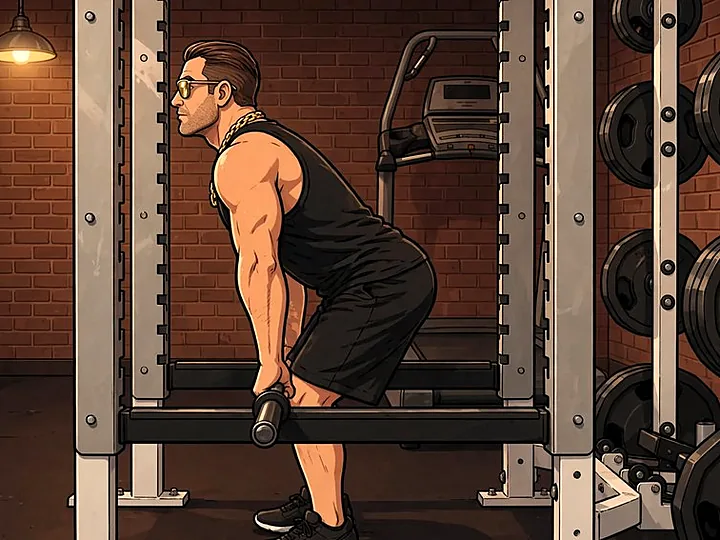 Rack Pull: Ausgangsposition