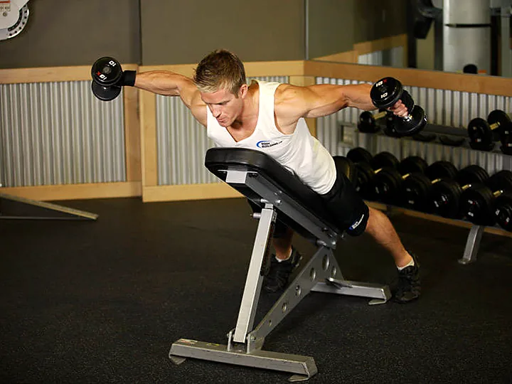 Bent-Over Dumbbell Rear Delt Fly