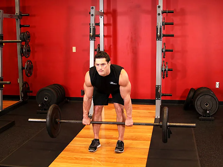 Romanian Deadlift: starting position