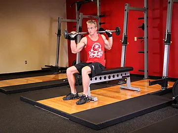 Seated Barbell Twist
