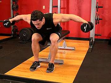 Seated Bent-Over Rear Delt Raise