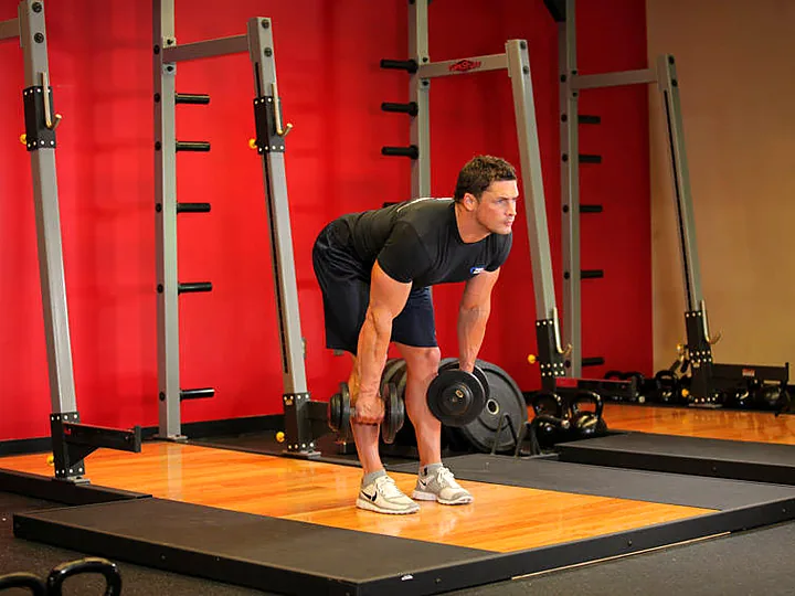 Stiff-Legged Dumbbell Deadlift