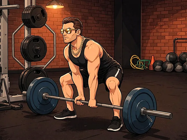 Sumo Deadlift: başlangıç pozisyonu