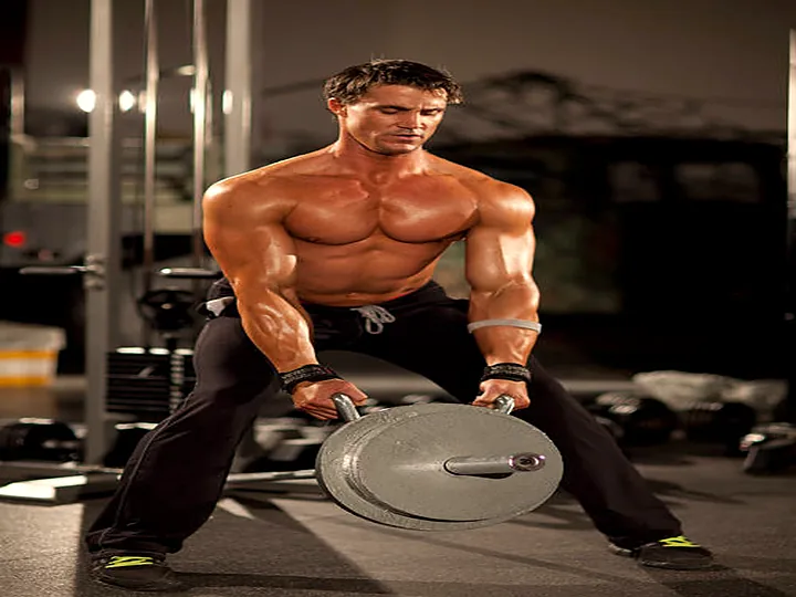 T-Bar Row: starting position