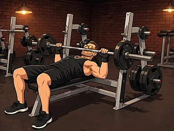 Geniş Tutuş Halter Bench Press